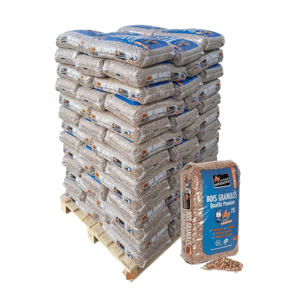 Pellets de bois Woodstock – 72 sacs de 15 kg