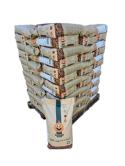 Palette de pellets BADGER 65 Sacs de 15Kg